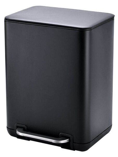Κάδος Απορριμμάτων Μπάνιου (24.1x21.3x31.6) Estia 6lt Soft Close Μαύρο 02-20941