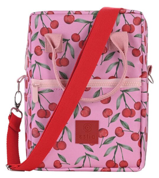 Ισοθερμική Τσάντα Φαγητού 7lt Estia Save The Aegean Cherry Rose 01-22617