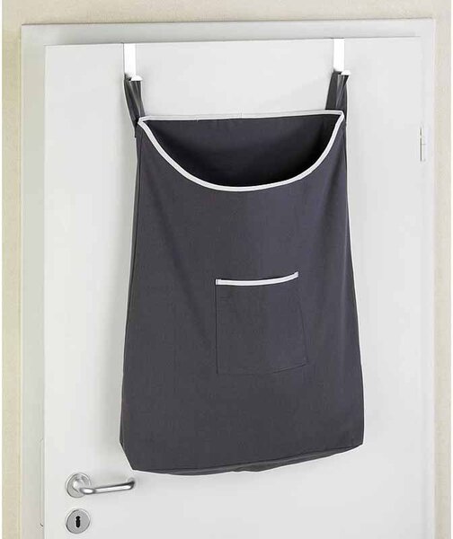Κρεμαστό Καλάθι Απλύτων (52x10x81) Wenko Canguro Grey 62105100