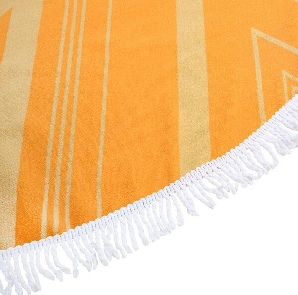 Στρογγυλή Πετσέτα Θαλάσσης Microfiber (Φ150) Estia Save The Aegean Sunscape Mirage 00-23287