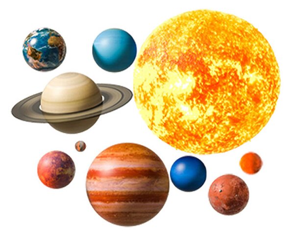 Παιδικά Αυτοκόλλητα Τοίχου Sipo Planets SIP-WS63039
