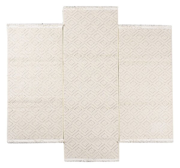 Χαλιά Κρεβατοκάμαρας (Σετ 3τμχ) Polcarpet Bombai 7962 Beige