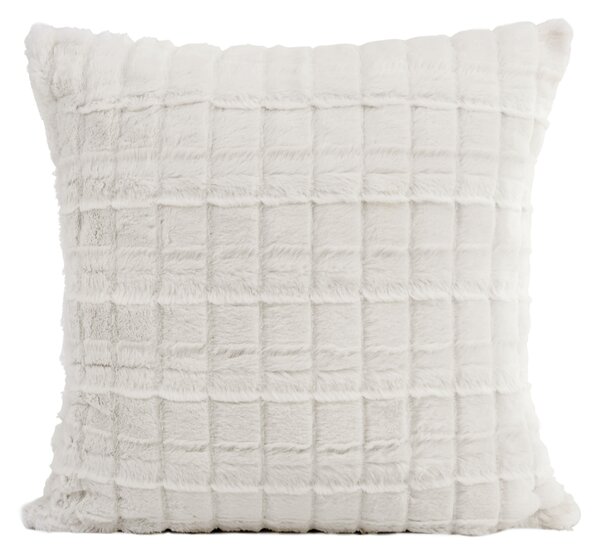 Διακοσμητικό Μαξιλάρι Γούνινο (40x40) Nima Weave Cream
