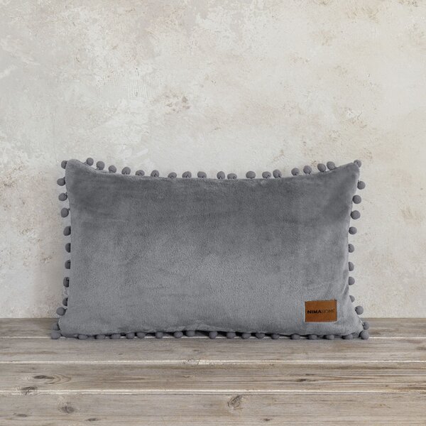 Διακοσμητικό Μαξιλαρι Fleece (30x50) Nima Macia Grey