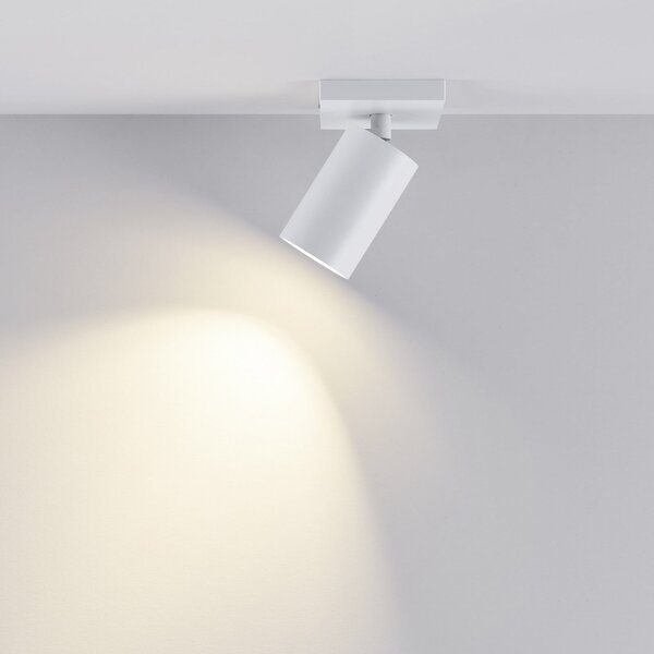 Deko-Light CAN TILT προβολέας οροφής, λευκός, 11 x 9 cm, 1-φωτισμός, μεταλλικό GU10, ρυθμιζόμενος, Λευκό, Σαλόνι / τραπεζαρία, Αλουμίνιο