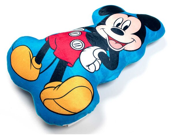 Διακοσμητικό Μαξιλάρι Βελουτέ (23x34) Dimcol 3D Mickey Sky Blue
