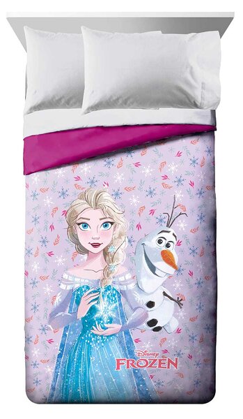 Πάπλωμα Μονό (160x240) 2 Όψεων Dimcol Frozen 45 Lilac