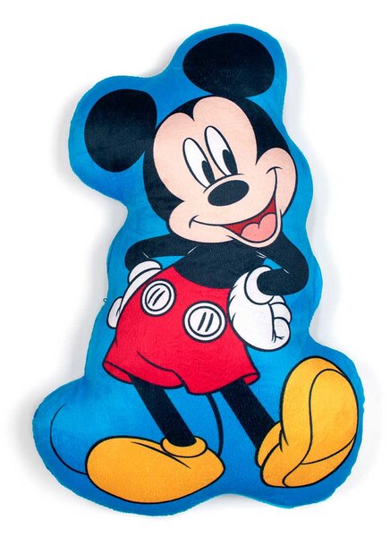 Διακοσμητικό Μαξιλάρι Βελουτέ (23x34) Dimcol 3D Mickey Sky Blue