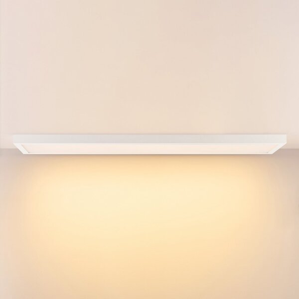 Deko-Light LED πάνελ PRO OFFICE SANO, 153 x 33 cm, DALI λευκό μέταλλο CCT, ρυθμιζόμενος, Λευκό, Μελέτη / Γραφείο, Αλουμίνιο