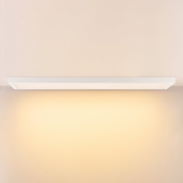 Deko-Light LED πάνελ PRO OFFICE SANO, 153 x 33 cm, αμυδρό, λευκό μέταλλο CCT, ρυθμιζόμενος, Λευκό, Μελέτη / Γραφείο, Αλουμίνιο