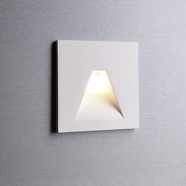 Deko-Light Φωτιστικό τοίχου LED SET Alwaid, λευκό 8 x cm γωνία 2.700 K, Λευκό, Διάδρομος, Αλουμίνιο, σύγχρονο, Γωνιακά φωτιστικά