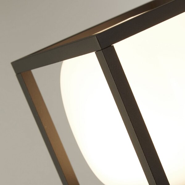 Searchlight Φωτιστικό μονοπατιών LED Athens, IP54, μαύρο, ύψος 65 cm, μεταλλικό, Μαύρο, Αλουμίνιο, σύγχρονο