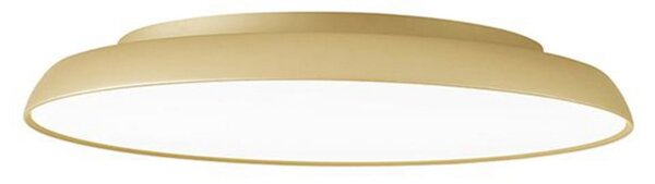 Viokef LED φωτιστικό οροφής Art, Ø 30 cm, κρεμ-χρυσό, μέταλλο, Χρυσό / Ορείχαλκου, Σαλόνι / τραπεζαρία, σύγχρονο