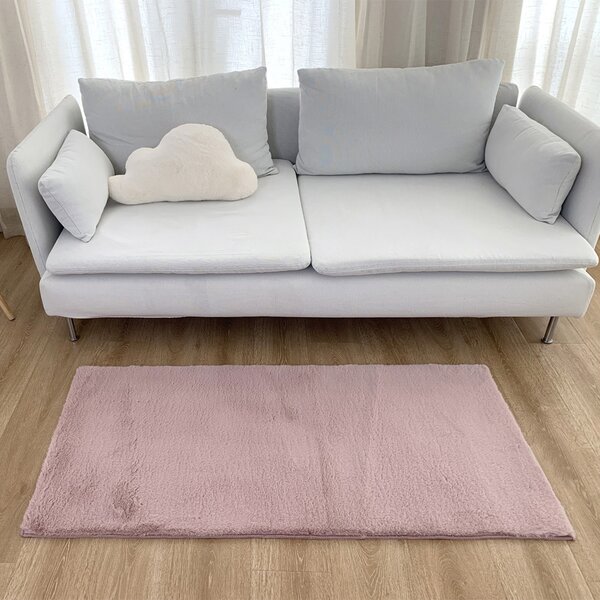 Χαλί Διαδρόμου Γούνινο (67x140) Anna Riska Felicity Blush Pink