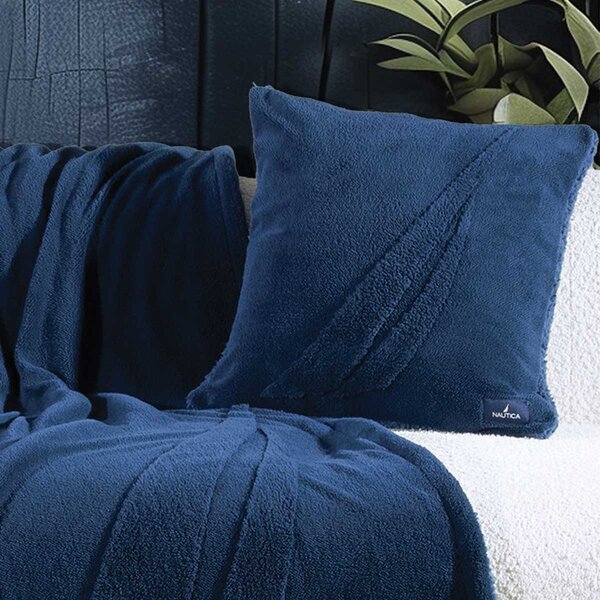 Διακοσμητικό Μαξιλάρι Fleece 2 Όψεων (45x45) Nautica By Nef-Nef Homeware Nau Coast True Navy