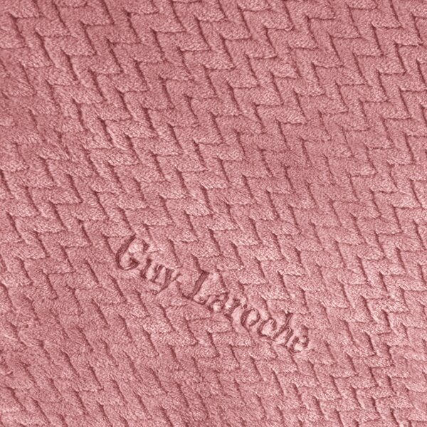 Κουβέρτα Fleece Μονή (160x220) Guy Laroche Rombus Coral