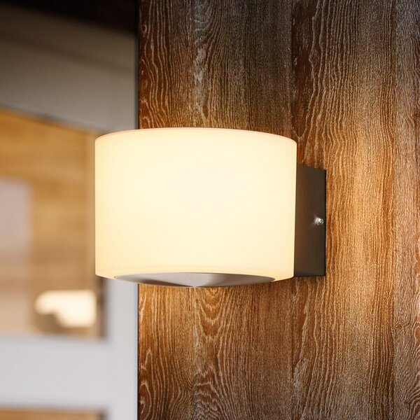Philips LED φωτιστικό εξωτερικού χώρου Otis UE, λευκό, ατσάλι, IP44, Λευκό, Ανοξείδωτος χάλυβας, σύγχρονο