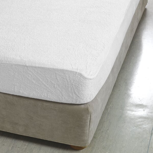 Κάλυμμα Στρώματος Μονό Αδιάβροχο (100x200+30) Whitegg KS01