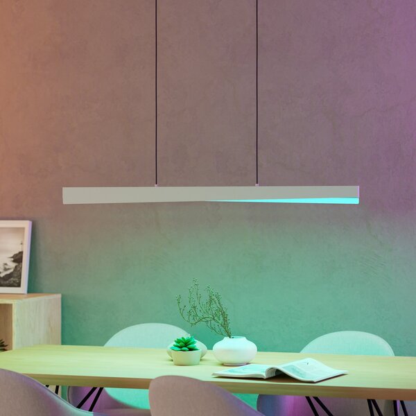 EGLO connect Smart-LED-Κρεμαστή λάμπα Bolognano-Z, γκρι, ρυθμιζόμενος, Γκρι, Σαλόνι / τραπεζαρία, Αλουμίνιο, σύγχρονο