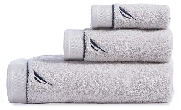 Πετσέτα Χεριών (30x50) Nautica By Nef-Nef Homeware Nau Coast Silver 600gsm