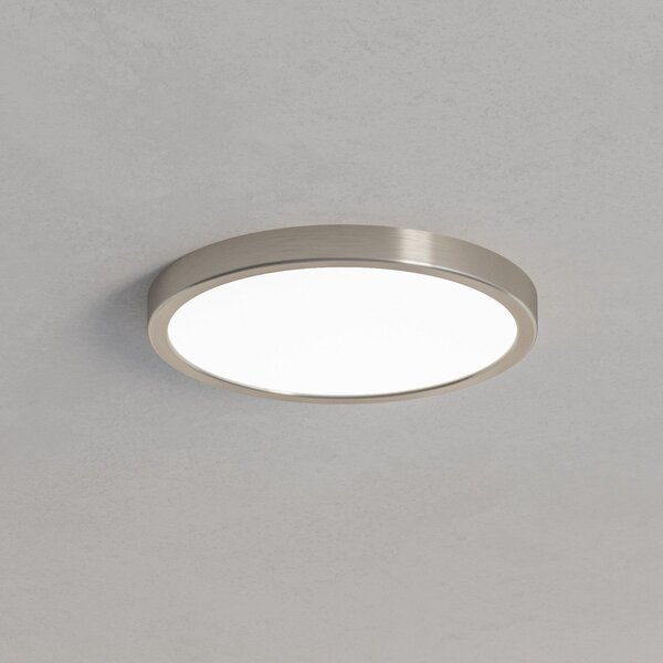 EGLO connect Έξυπνο φωτιστικό LED Fueva 6-Z, γκρι, Ø 27cm, ρυθμιζόμενος, Γκρι, Σαλόνι / τραπεζαρία, Πλαστικό, σύγχρονο
