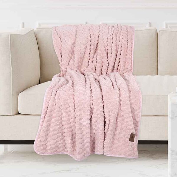 Κουβέρτα Καναπέ Fleece (130x170) Greenwich Polo Club Essential 8848 Pink