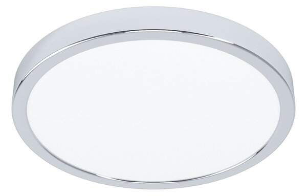 EGLO connect Smart-LED-Επιδόσιμο φωτιστικό Fueva 6-Z, χρώμιο, Ø27cm, ρυθμιζόμενος, Γκρι, Σαλόνι / τραπεζαρία, Πλαστικό, σύγχρονο
