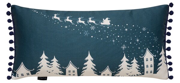 Χριστουγεννιάτικο Μαξιλάρι 2 Όψεων (30x60) Kentia Loft Snow 2424