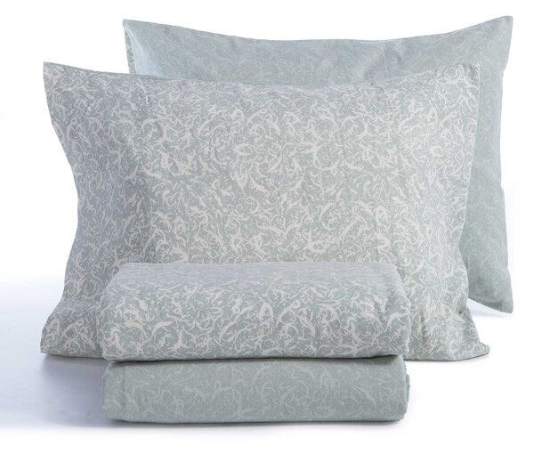 Φανελένια Σεντόνια Μονά (Σετ) Nef-Nef Homeware Flannel Sorial Mint