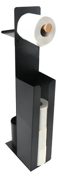 Σταντ Για Χαρτί Υγείας + Πιγκάλ Spirella Black 07490.001