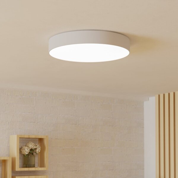 EGLO connect Έξυπνη λάμπα οροφής LED Gallizzi-Z, λευκή, Ø49cm, ρυθμιζόμενος, Λευκό, Σαλόνι / τραπεζαρία, Πλαστικό, σύγχρονο
