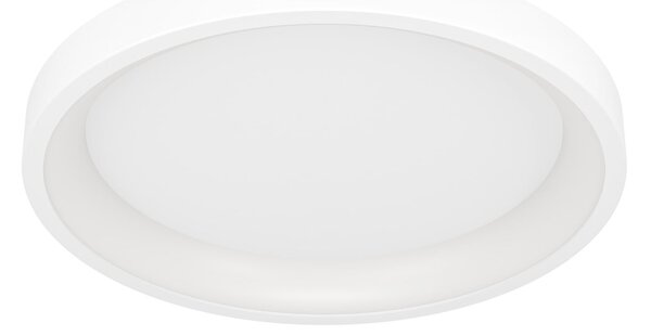 EGLO connect Smart-LED φωτιστικό οροφής Loretello-Z, στρογγυλό, λευκό, ρυθμιζόμενος, Λευκό, Σαλόνι / τραπεζαρία, Μέταλλο, σύγχρονο