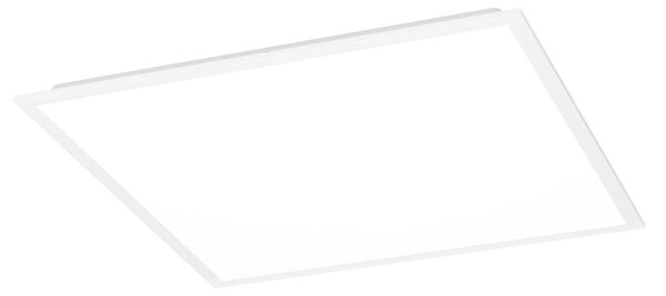 EGLO connect LED φωτιστικό οροφής Moradillo-Z, λευκό, 59cm, ρυθμιζόμενος, Λευκό, Σαλόνι / τραπεζαρία, Μέταλλο, σύγχρονο