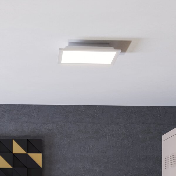EGLO connect Έξυπνο φωτιστικό οροφής LED Moradillo-Z, λευκό, 29cm, ρυθμιζόμενος, Λευκό, Σαλόνι / τραπεζαρία, Μέταλλο, σύγχρονο