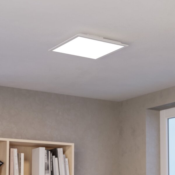 EGLO connect Έξυπνο φωτιστικό οροφής LED Moradillo-Z, λευκό, 39cm, ρυθμιζόμενος, Λευκό, Σαλόνι / τραπεζαρία, Μέταλλο, σύγχρονο