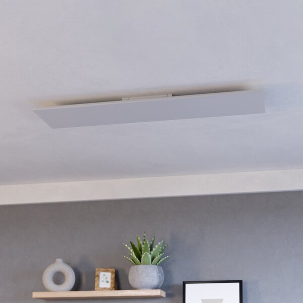EGLO connect Έξυπνη λάμπα οροφής LED Moradillo-Z, λευκή, 29cm, ρυθμιζόμενος, Λευκό, Σαλόνι / τραπεζαρία, Μέταλλο, σύγχρονο