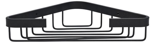 Γωνιακή Ραφιέρα Μπάνιου (25.2x16.7x6.4) Estia Stance Μαύρη 02-28503