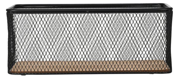 Καλάθι Αποθήκευσης (30.5x16.5x12.5) Estia Wired Μαύρο 02-27681