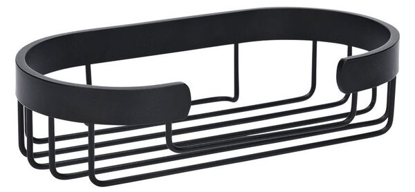 Ραφιέρα Μπάνιου (25x13x6.5) Estia Stance Ίσια Μαύρη 02-28480
