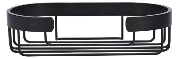 Ραφιέρα Μπάνιου (25x13x6.5) Estia Stance Ίσια Μαύρη 02-28480