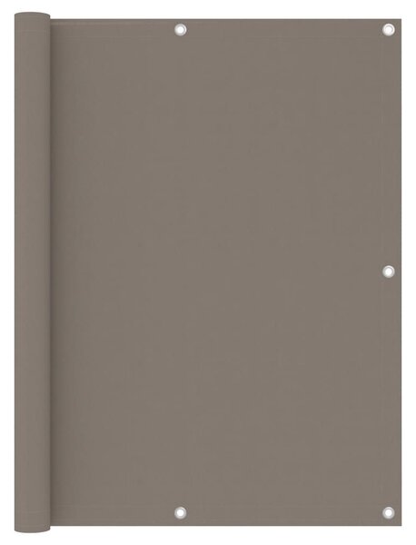 Διαχωριστικό Βεράντας Taupe 120 x 300 εκ. Ύφασμα Oxford - Μπεζ-Γκρι