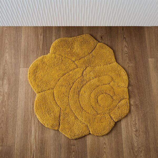 Πατάκι Μπάνιου (Φ60) Kentia Loft Rosie 09 Mustard