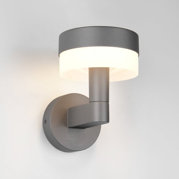 Trio Lighting LED φωτιστικό εξωτερικού χώρου Mackenzie, ανθρακί, χυτό αλουμίνιο, Γκρι, Αλουμίνιο, σύγχρονο