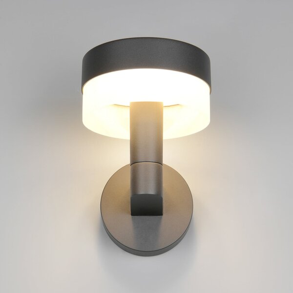 Trio Lighting LED φωτιστικό εξωτερικού χώρου Mackenzie, ανθρακί, χυτό αλουμίνιο, Γκρι, Αλουμίνιο, σύγχρονο