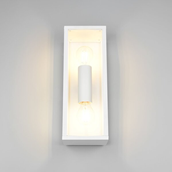 Trio Lighting Εξωτερικός φωτιστικός Garonne, λευκό ματ, χυτοπρεσαριστό αλουμίνιο, E27, Λευκό, Αλουμίνιο, σύγχρονο