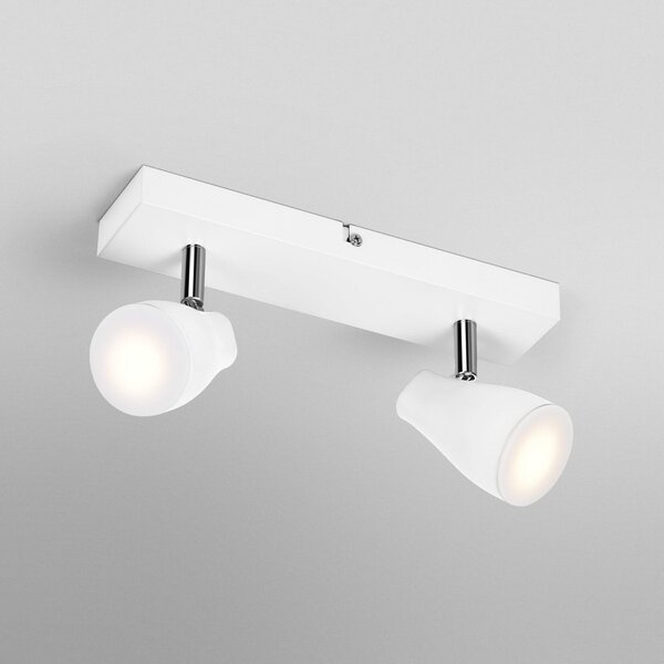 OSRAM Προβολέας οροφής PEAR, λευκός, 2 φλόγες, GU10-LED 2.700 K, Λευκό, Πλαστικό