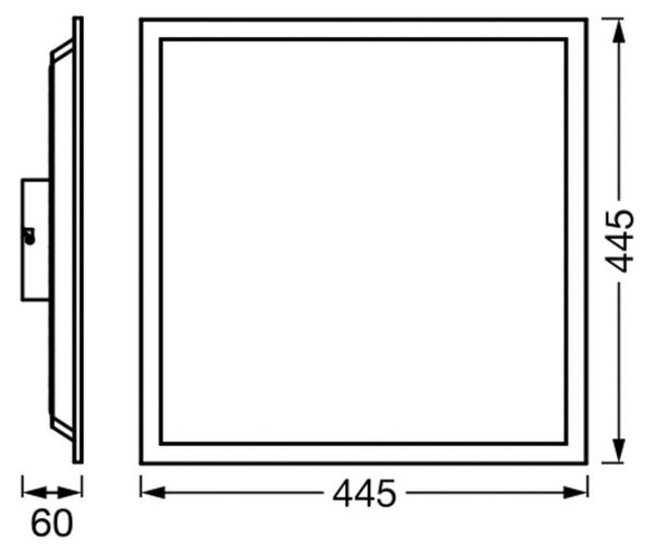 OSRAM SMART+ WiFi LED-Panel PLANON MAGIC, λευκό 45 cm RGB CCT, ρυθμιζόμενος, Λευκό, Σαλόνι / τραπεζαρία, Μέταλλο, σύγχρονο