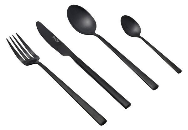 Μαχαιροπίρουνα (Σετ 24τμχ) Estia Prestige Black 01-29418