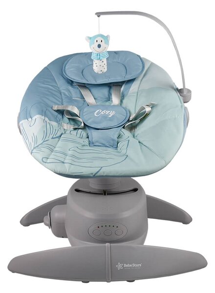 Ηλεκτρικό Ρηλάξ Με Μουσική (0-6 Μηνών/Έως 9kg) Bebe Stars Cozy Ocean 254-174