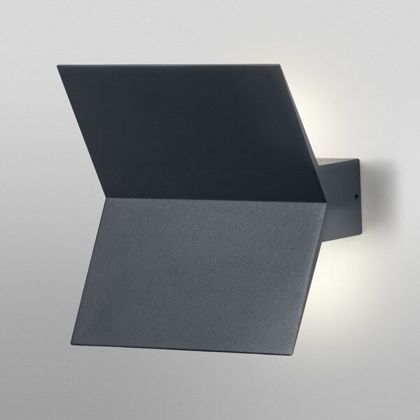 OSRAM LED φωτιστικό εξωτερικού χώρου ENDURA STYLE BAT, σκούρο γκρι IP44, Γκρι, Αλουμίνιο, σύγχρονο